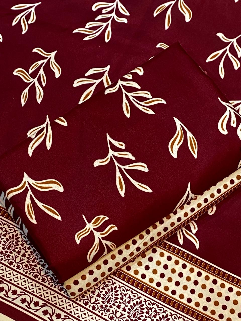 Ladies 2-Piece – Micro Polo Cotton Unstiched-232